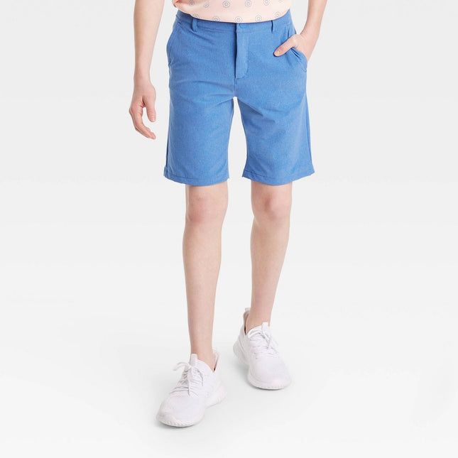 Boys' Golf Shorts - All in Motion™ Heathered Blue 8