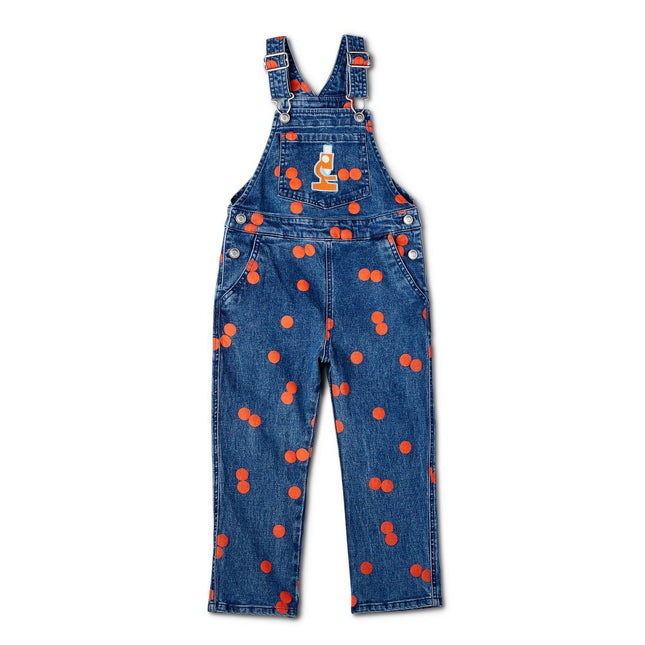 Toddler Microscope Embroidered Overalls - Christian Robinson x Target Blue 2T