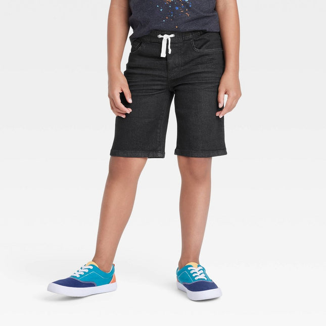 Boys' Classic 'At the Knee' Pull-On Shorts - Cat & Jack™ Black S