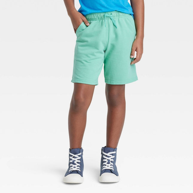 Boys' Pull-On 'At the Knee' Knit Shorts - Cat & Jack™ Green 