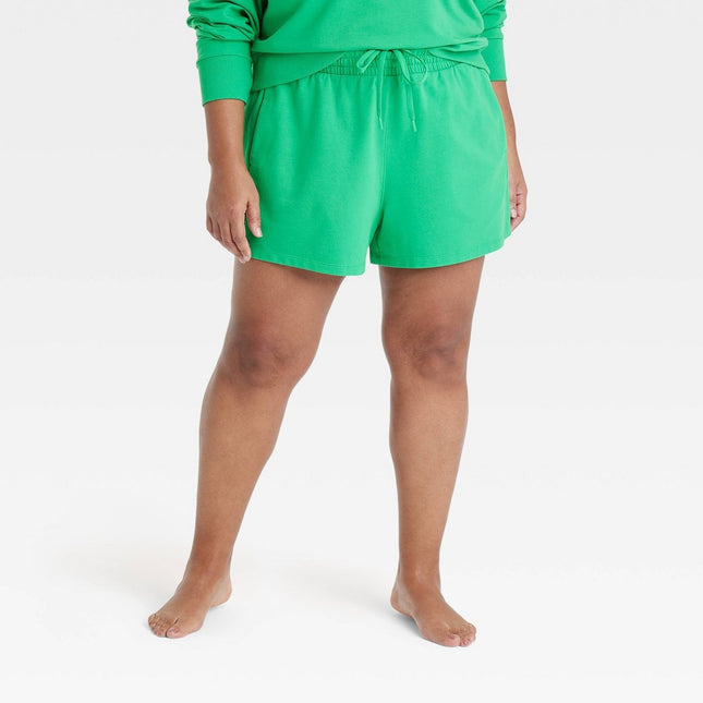 Women's French Terry Shorts 3.5" - All in Motion™ Green XXL