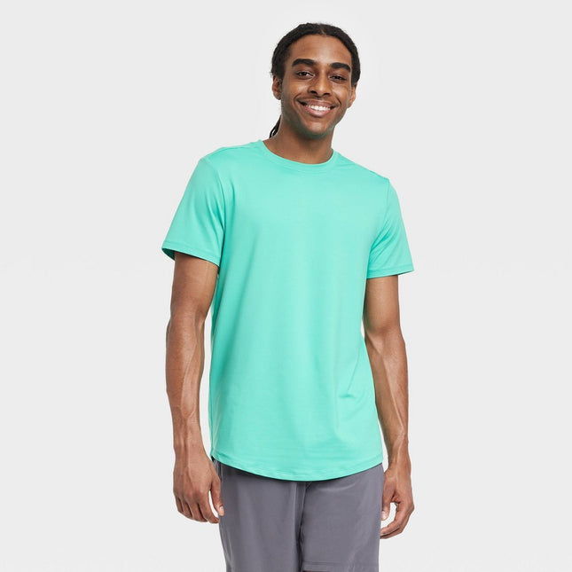 Men's Short Sleeve Soft Stretch T-Shirt - All in Motion™ Green S