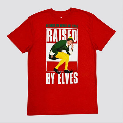 Men's Elf Short Sleeve Graphic T-Shirt - Red M - Christmas