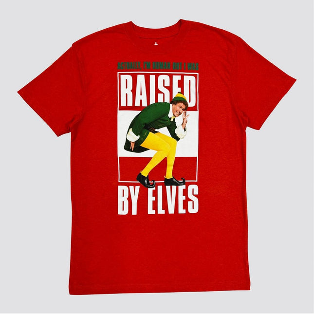 Men's Elf Short Sleeve Graphic T-Shirt - Red M - Christmas