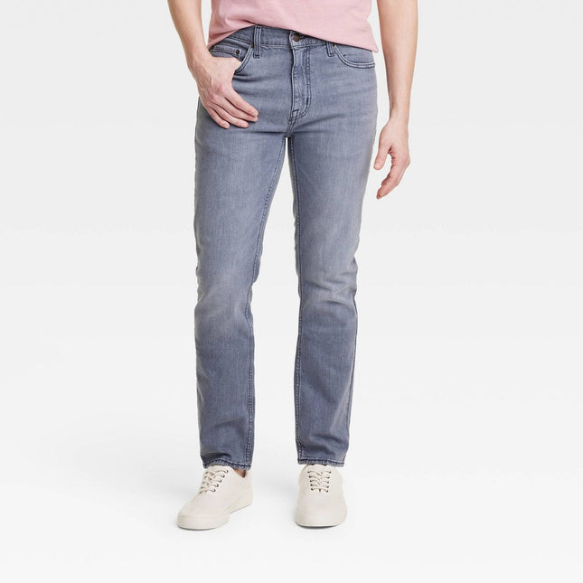 Men's Lightweight Colored Slim Fit Jeans - Goodfellow & Co™ Blue Denim 32x32