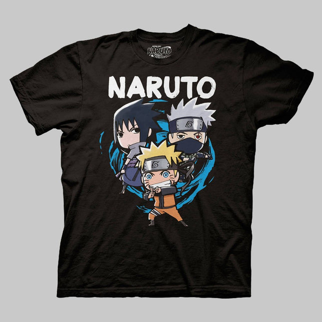 Naruto Black Short Sleeve Graphic T-Shirt - Medium