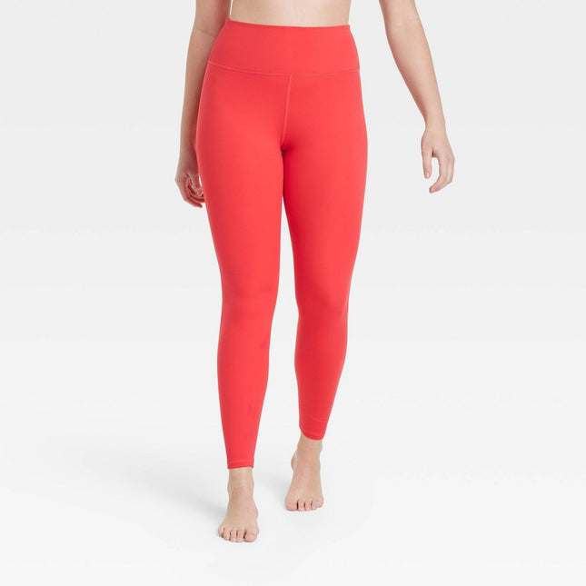 Women's Brushed Sculpt High-Rise Leggings 28" - All In Motion™ Red XXL
