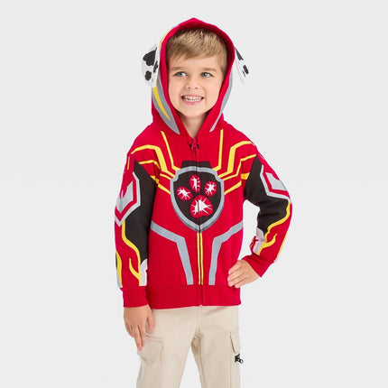 Toddler Boys' PAW Patrol Printed Zip-Up Sweatshirt - Red 3T