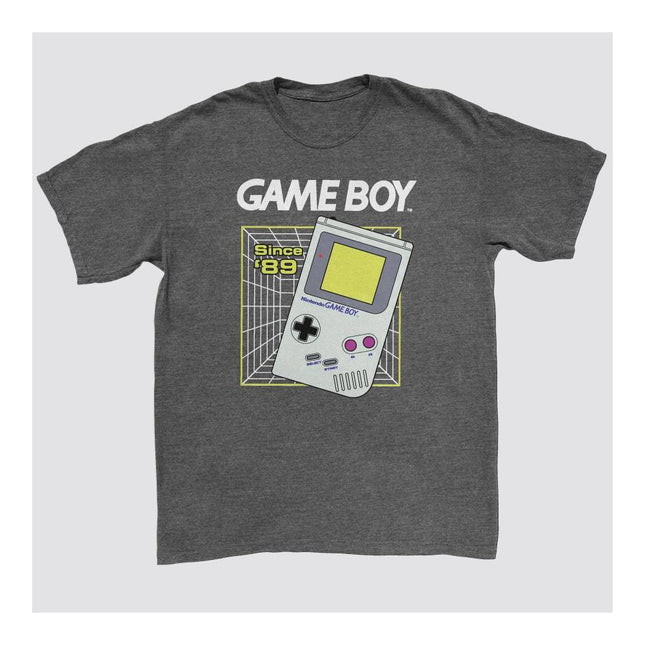 Men's Nintendo Short Sleeve Graphic T-Shirt - Charcoal Gray L
