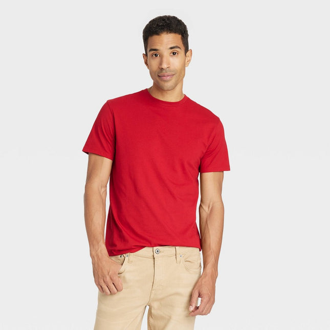 Men's Every Wear Short Sleeve T-Shirt - Goodfellow & Co™ Red Velvet L