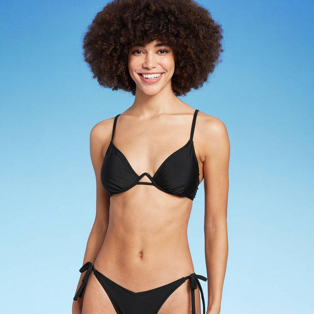 Women's Underwire Bikini Top - Wild Fable™ Black XS