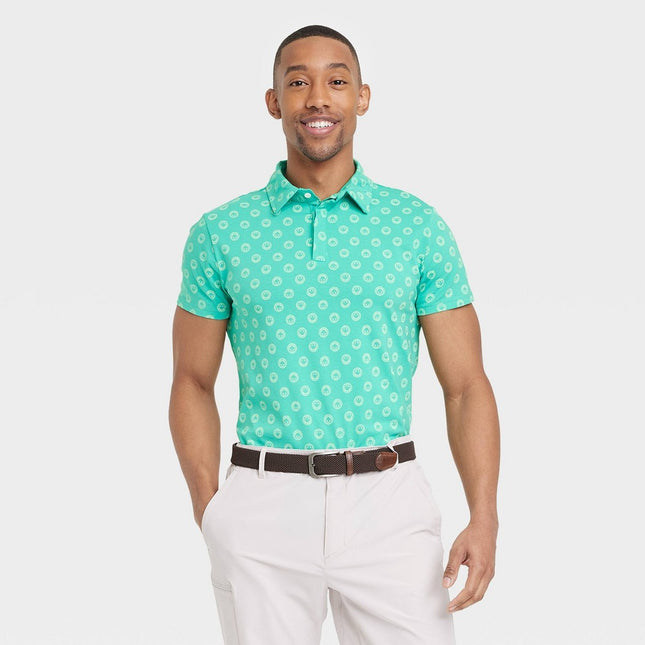Men's Short Sleeve Polo Shirt - All in Motion™ Green M
