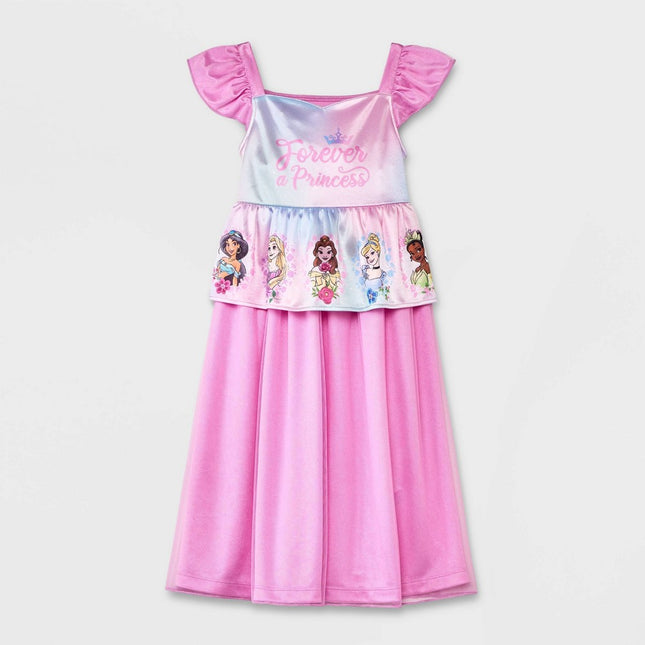 Toddler Girls' Disney Princess Forever Fantasy NightGown - Pink 