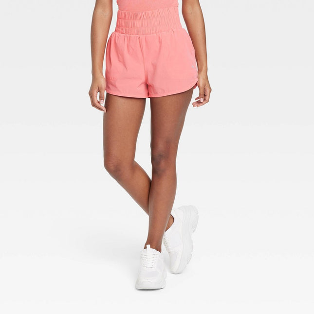 Women's High-Rise Woven Shorts 2.5" - JoyLab™ Light Pink L