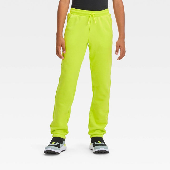 Boys' Fleece Joggers - All In Motion™ Lime XS
