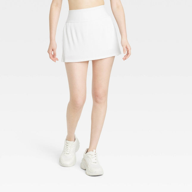 Women's Micro Pleated Skorts - All in Motion™ White L