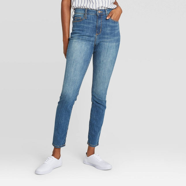 Women's High-Rise Skinny Jeans - Universal Thread™ Medium Wash 2