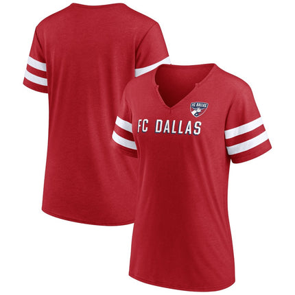 MLS FC Dallas Women's Split Neck T-Shirt - M