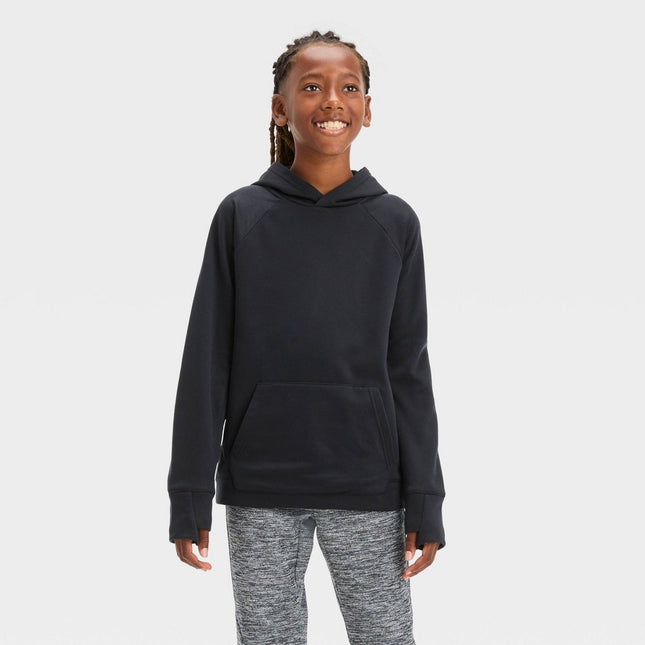 Boys' Tech Fleece Hooded Sweatshirt - All In Motion™ Black XL