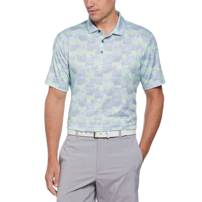 Jack Nicklaus Men's Printed Polo Shirt - Gray S