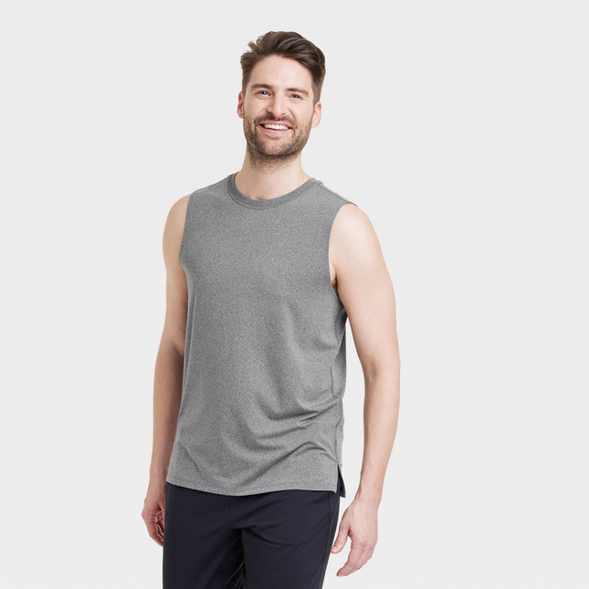 Men's Sleeveless Performance T-Shirt - All In Motion™ Gray Heather S