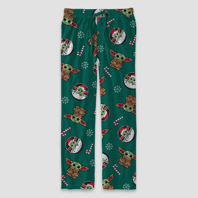 Men's Star Wars Fleece Pajama Pants - Dark Green L