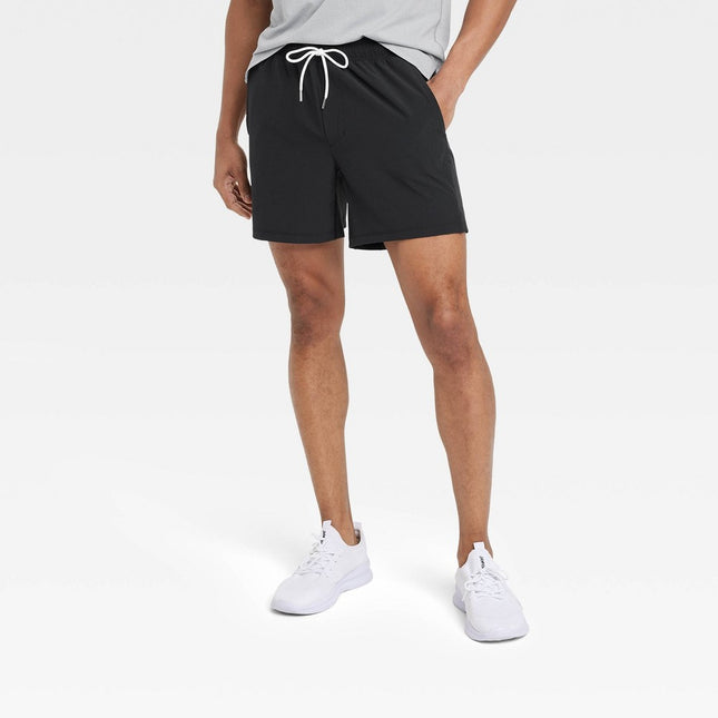 Men's Hybrid Shorts 6" - All In Motion™ Black XXL