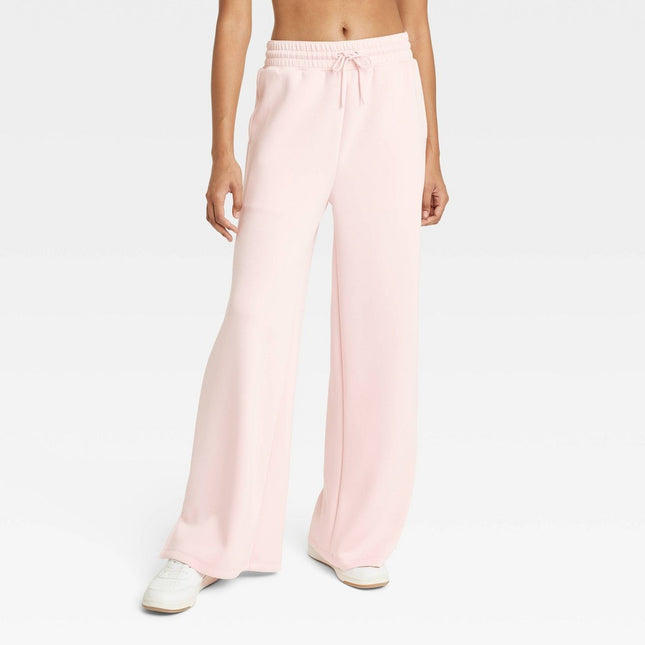 Women's Sandwash Wide Leg Pants - All In Motion™ Light Pink XL