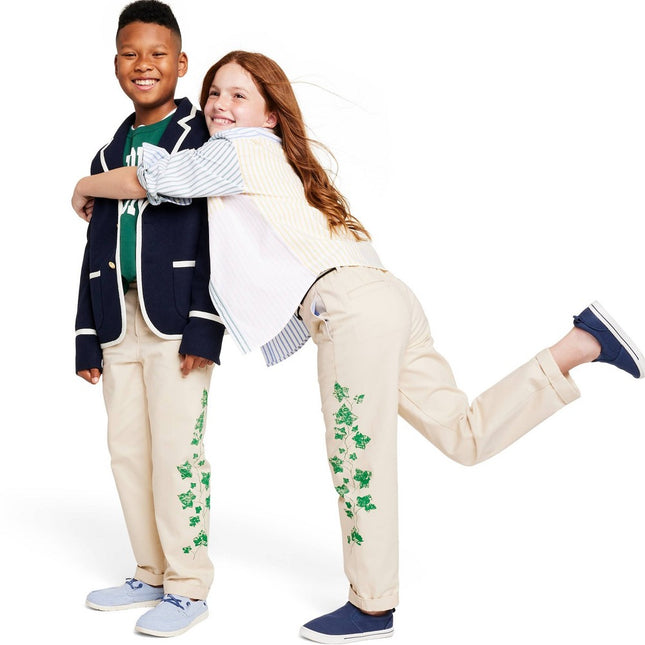 Kids' Ivy Print Straight Chino Pants - Rowing Blazers x Target XL