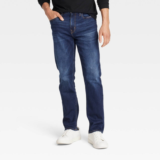 Men's Slim Straight Fit Jeans - Goodfellow & Co™ Dark Wash 38x30